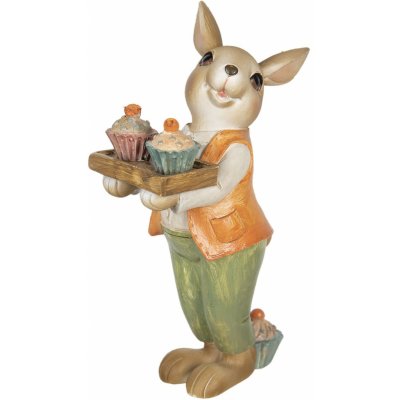 Velikonoční dekorace králíka s muffiny 11*6*16 cm – Hledejceny.cz