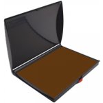 Shiny Poduška pro dřevěná razítka 178 mm x 128 mm hnědá – Zboží Mobilmania