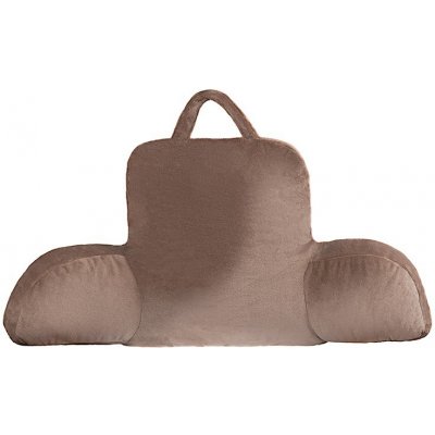 Bellatex Polštář opěrka na čtení kávová 50x100 – Hledejceny.cz