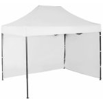 Expodum Nůžkový stan 3x2m ocelový Bílá 2 boční plachty – Zboží Mobilmania