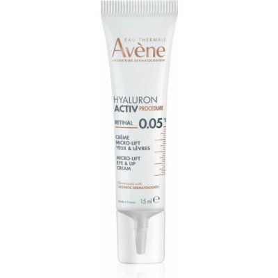 Avène Hyaluron Activ Procedure Micro-Lift Eye & Lip Cream 0.05% Retinal Mikro-liftingový krém na oči a rty s retinalem 0,05 % 15 ml – Sleviste.cz