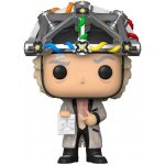 Funko Pop! Back to the FutureDoctor Emmett Brown with helmet 9 cm – Zboží Mobilmania