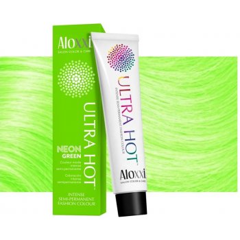 Aloxxi Barva na vlasy Ultra Hot neonová zelená 125 ml