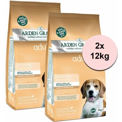 Arden Grange Adult Pork & Rice 2 x 12 kg – Hledejceny.cz