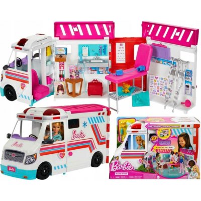 Mattel Barbie Sanitka a klinika 2 v 1 HKT79 – Zboží Dáma