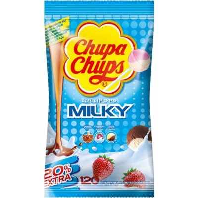 Chupa Chups Milky mléčná lízátka 120ks 1440 g