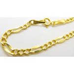 Klenoty Budín Pánský zlatý pevný řetízek HK6108 – Zboží Dáma