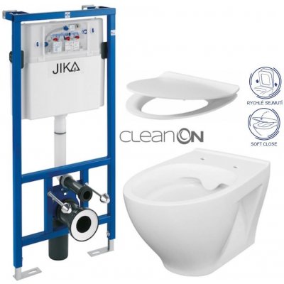 JIKA WC CERSANIT CLEANON MODUO + SEDÁTKO H895652 X MO1 – Zboží Dáma