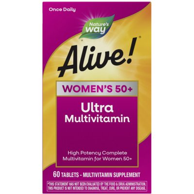 Natures Way Alive! Women's 50+ Ultra Multivitamin 60 tablet – Hledejceny.cz