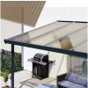 Pergola Gutta Terrassendach Premium 5,10 x 4,06 m antracit / bronz akrylát 16 mm