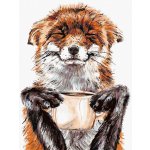 Zuty Liška a káva Holly Simental 40 x 50 cm bez rámu a bez vypnutí plátna 8596530049289 – Hledejceny.cz