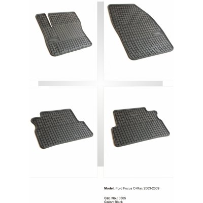 Koberce gumové FroGum Ford C-Max 2003-2010, Ford Focus C-Max 2003-2010 – Sleviste.cz