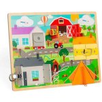 Bigjigs Toys Motorická deska každodenní dovednosti – Hledejceny.cz