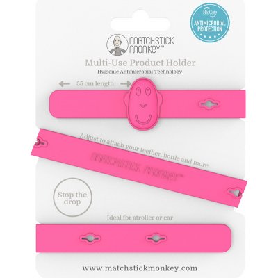 Matchstick Monkey silikon řemínek pink – Zboží Mobilmania