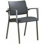 ALBA Konferenční židle SQUARE VIP ČERNÝ PLAST – Sleviste.cz