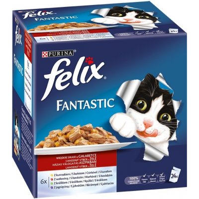 Felix Sensations Jellies v želé 24 x 85 g – Zboží Mobilmania