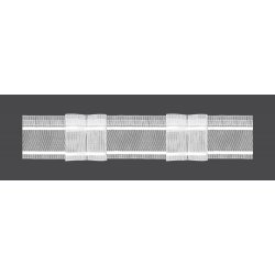 MAGAM Záclonová řasící páska, stuha U2/Z-200, dva sklady, řasení 1:2, transparentní, šířka 5cm (v metráži)
