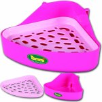 Tommi WC pro fretky s roštem Rohové 18 x 18 x 10 cm – Zboží Mobilmania