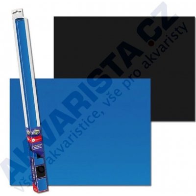 Aqua Nova pozadí oboustranné modré / černé 150 x 60 cm – Sleviste.cz