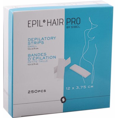 Sibel depilační pásky Strips 3,75x12cm, v dávkovači 250 ks – Zboží Dáma