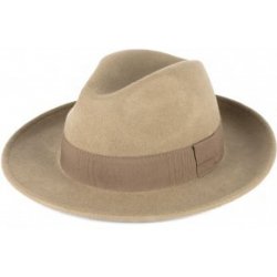 Fedora Klobouky světle hnědá Gift3 HT-1073-4