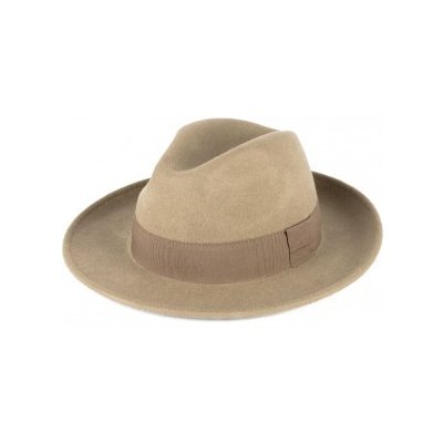 Fedora Klobouky světle hnědá Gift3 HT-1073-4 – Zboží Mobilmania