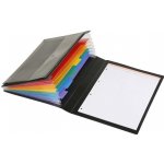 Viquel Desky harmonika Manager Rainbow Class, 6 přihrádek, PP, černá, VIQUEL 26630 – Zboží Živě