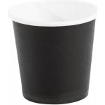 Fiesta jednorázové kelímky na horké nápoje černé 115ml, , papírový kelímek – Zboží Dáma