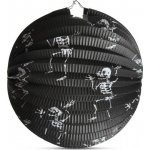 NELLYS Lampion Halloween kulatý kostlivci 25 cm – Hledejceny.cz