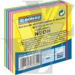 Samolepící bloček kostka neonové a pastelové 50x50mm 250ks, Donau Biella – Hledejceny.cz