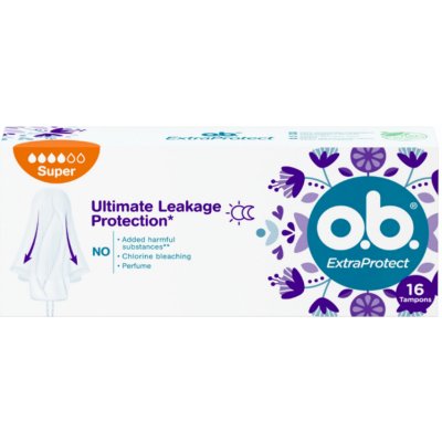 o.b. ExtraProtect Ultimate Leakage Protection Super tampony 16 ks – Zboží Dáma