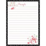 Alvarak Volné listy na recepty děrované A5 Merry Christmas 20 ks – Zbozi.Blesk.cz