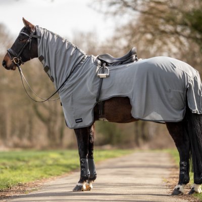 BUSSE Deka jezdecká Moskito III proti hmyzu grey anthracite – Sleviste.cz