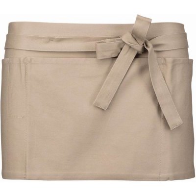 Kariban Zástěra Barman Bistro Style uni Beige – Hledejceny.cz