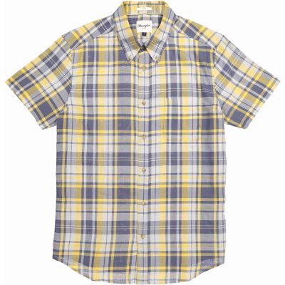 Wrangler Wrangler Pánská košile W5960MG04 slim Fit Yellow