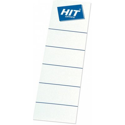 Hit Office Etikety HIT na pořadače, hřbet 75mm samolepící bílé, 1bal/10ks – Hledejceny.cz