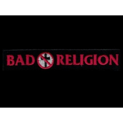 Nášivka BAD RELIGION line vyšívaná zažehlovací – Zboží Dáma