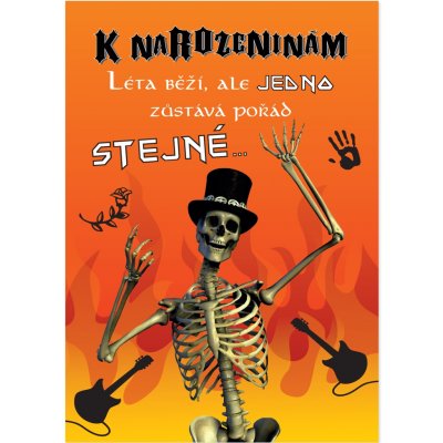 Albi Narozeninové hrací přání - Kostlivec – Sleviste.cz