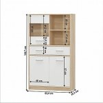 Vitrína Kondela Teyo 2D1W1S/80 – Zboží Mobilmania