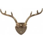 Clayre & Eef paroží 17 x 8 x 12 cm zlatý – Zboží Dáma