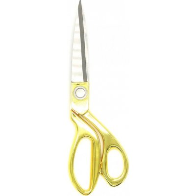 Krejčovské nůžky Green Well Cutting - zlaté (24 cm) – Zboží Mobilmania