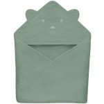 Lionelo Dětská osuška s kapucí MUSLIN HOODED TOWEL Green Forest LN0282 – Zboží Mobilmania