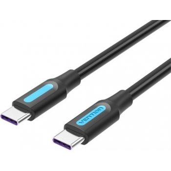 Vention COTBF Type-C (USB-C), Male to USB-C Male 100W / 5A, 1m, černý