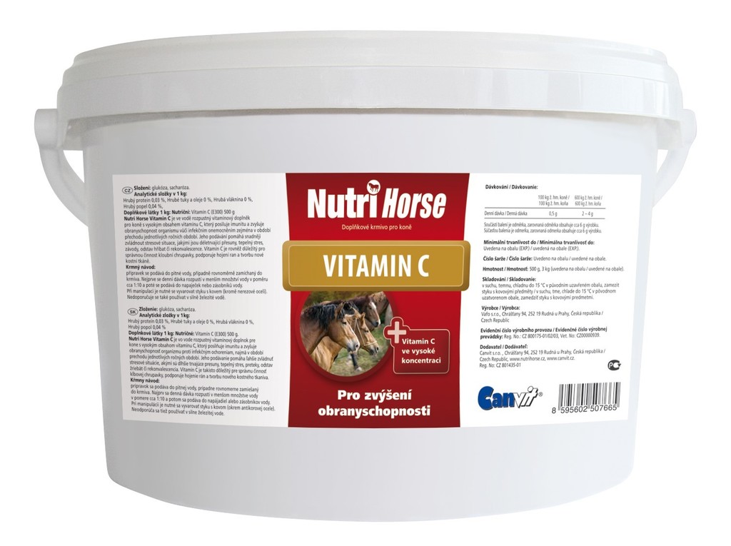 NutriHorse Vitamín C 0,5 kg od 263 Kč - Heureka.cz