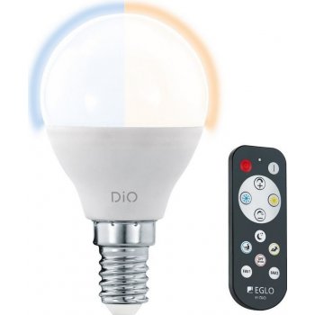 Eglo Stmívatelná LED žárovka , E14, P45, 5W, 400lm, teplá-studená bílá, dálkový  ovladač od 190 Kč - Heureka.cz
