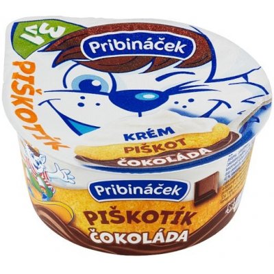 Pribináček Piškotík Čokoládový 100 g od 30 Kč - Heureka.cz