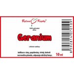 Bylinné kapky Geranium 100 % přírodní silice esenciální éterický olej 10 ml – Hledejceny.cz