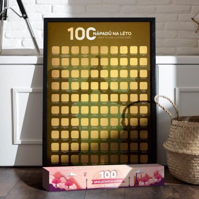 100 nápadů na léto - Stírací plakát – Hledejceny.cz