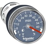 Schneider Electric XB5DTB25 Časovač, montáž na panel, zpožděné sepnutí, 3 min až 60 min, 24 V DC – Sleviste.cz