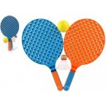 Teddies Sada na soft tenis 2 pálky plast 40cm + míček, košíček v síťce – Hledejceny.cz